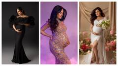 Yuvika Chaudhary Shows Her Baby Bump In Dreamy Maternity Photos