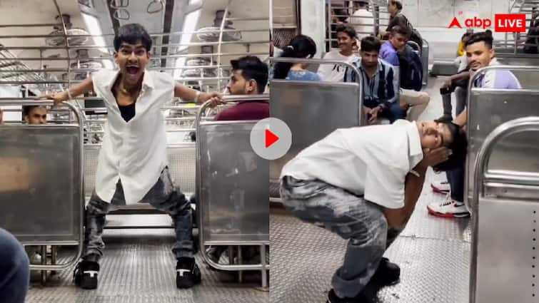 Boy turns his neck 360 degrees while dancing in local train video goes viral ये इंसान नहीं रोबोट है, शरीर को कपड़े की तरह निचोड़ा, फिर खुद से लिपट गया लड़का, देखें वीडियो