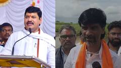 गुडघाभर पाणी भरलेल्या शेतातून मनोज जरांगेंचा थेट धनंजय मुंडेंना फोन