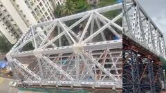 अवजड केलं सोपं... मुंबईतील गोखले पुलावर महाकाय 'तुळई' 25 मीटर यशस्वीपणे सरकवली