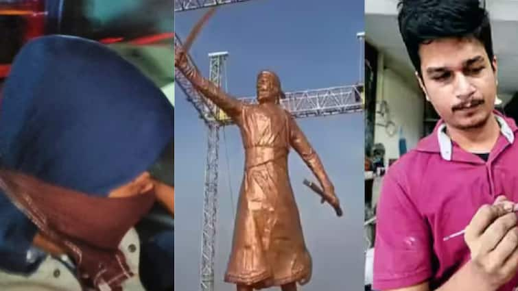 Sculptor Jaydeep Apte arrested by police from Kalyan house in shivaji maharaj statue collapsed case Jaydeep Apte: पोलिसांनी सासुरवाडीत 'फिल्डिंग' लावली, पण जयदीप आपटे अचानक कल्याणच्या घरी अवतरला, अलगद पोलिसांच्या हाती लागला