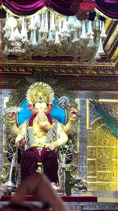 Ganesh Chaturthi 2024 | મુંબઇમાં 'લાલબાગ કા રાજા'ની પહેલી આવી સામે
