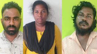 Kanchipuram uthiramerur railway labour murder due to not refunder loan TNN பணத்தை திருப்பி தர மாட்டியா : கொடூர கொலை.. சிக்கிய பெண்.. மூவர் கைது.. நடந்தது என்ன ?