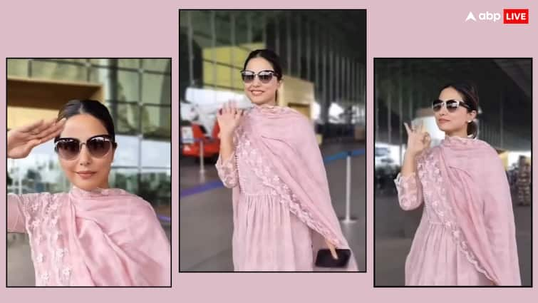 hina khan left for usa for her breast cancer treatment fans send blessings for speedy recovery हिना खान कैंसर के इलाज के लिए अमेरिका हुईं रवाना, फैंस ने दी भर-भरकर दुआएं