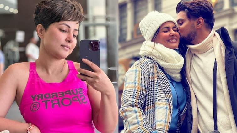 hina khan breast cancer  Did actress break up with her boyfriend Rocky Jaiswal Know truth here ‘लोग यूज करते हैं’, क्या कैंसर से लड़ रही हिना खान को ब्वॉयफ्रेंड ने छोड़ दिया? लेटेस्ट पोस्ट से खलबली