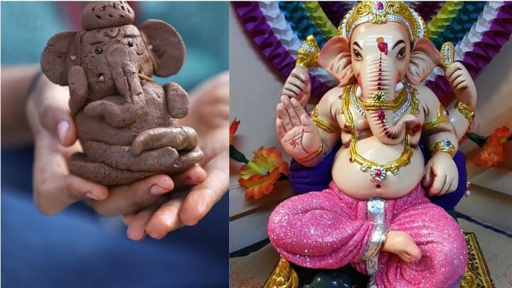 பிள்ளையார் உருவங்களை களி மண்ணால் பிடித்தும், சிலைகள் நிறுவியும், மோதகம், சுண்டல் அவல், பொரி, பழங்கள் ஆகியவற்றை வைத்து அவரை வணங்கலாம். உங்கள் வீட்டில் குழந்தைகள் இருந்தால் அவர்களை விநாயகர் சிலை செய்ய சொல்லலாம். அவர்களுக்கும் ஊக்கமளிக்கும் விதமாகவும் இருக்கும். உங்கள் பிள்ளைகள் செய்த சிலைக்கு பூஜை செய்த மகிழ்ச்சியும் கிடைக்கும். விநாயகர் வைக்க போகும் மேஜையை அழகான துணி வைத்து அதன் மேல் விநாயகர் சிலையை வைக்கலாம். அட்டைப் பெட்டி இருந்தால் அதில் கோயில், கோபுரம் என செய்து அதற்குள் விநாயகர் சிலையை வைக்கலாம்.