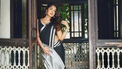 Niharika NM : బ్లాక్ శారీలో అందంగా ముస్తాబైన నిహారిక ఎన్​ఎమ్.. నిజంగా వ్యయారం చీర కట్టినట్టే ఉందిగా