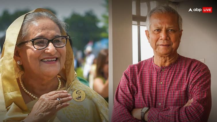 Bangladesh Interim Government Chief Mohammad Yunus said Former Pm Sheikh Hasina Should Stay Quiet While Staying In India Mohammad Yunus on Sheikh Hasina : मोहम्मद यूनुस की धमकी, कहा- भारत में रहकर चुप रहें शेख हसीना नहीं तो...