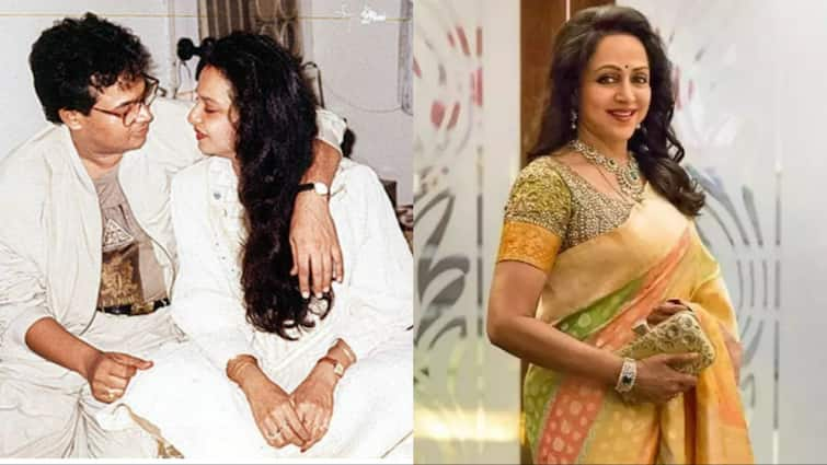 When Hema Malini had asked Rekha about her husband Mukesh Aggarwal that he is very rich ‘बहुत अमीर है क्या’, जब रेखा के पति मुकेश को देखकर हेमा मालिनी ने पूछ लिया ये सवाल, ऐसा था एक्ट्रेस का रिएक्शन