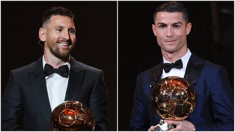 END OF AN ERA Lionel Messi Cristiano Ronaldo Miss Out On Ballon dOr Shortlist For First Time In 21 Years 2024 vinicius jr bellingham rodri mbappe yamal real madrid 'END OF AN ERA!' | Lionel Messi, Cristiano Ronaldo Miss Out On Ballon d'Or Shortlist For First Time In 21 Years