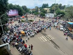 Kolhapur News : कोल्हापुरातील दसरा चौकात शिक्षकांचे शिक्षक दिनीच रास्ता रोको आंदोलन, चौकाचे चारही मार्ग रोखले