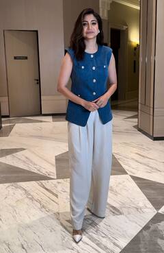 डेनिम टॉप और लूज पेंट में अनुष्का शर्मा ने दिखाया स्वैग, तस्वीरें देख आप भी हार बैठेंगे दिल