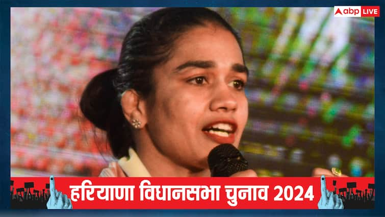 Haryana Assembly Elections 2024 Babita Phogat Ticket Denied from Charkhi Dadri for Sunil Sangwan हरियाणा चुनाव के दंगल से BJP ने बबीता फोगाट को किया आउट, समझें- क्या है वजह?