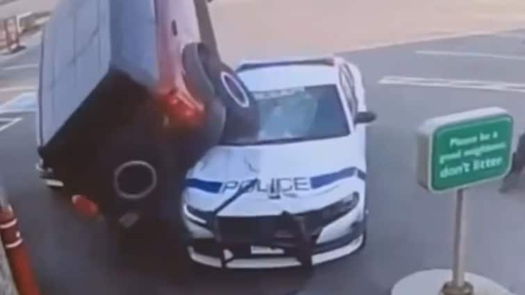 Canada: Indian-Origin Man Arrested After Trying To Drive Over Cop Cars In Stolen SUV — Video Canada: Indian-Origin Man Arrested After Trying To Drive Over Cop Cars In Stolen SUV — Video