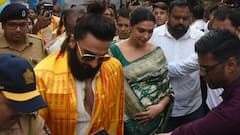 Deepika Padukone And Ranveer Singh Offer Prayers At Siddhivinayak Temple Ahead Of Baby's Arrival, See Pics