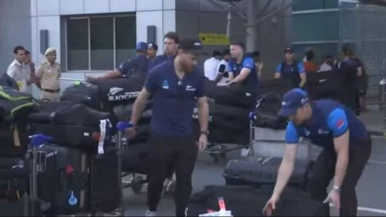 New Zealand Cricket Lands In India Ahead Of One Off Test Match Against Afghanistan Not India AFG vs NZ Greater Noida Sports Complex New Zealand Cricket Team Arrives In India Ahead Of Test Match. But There's A Catch