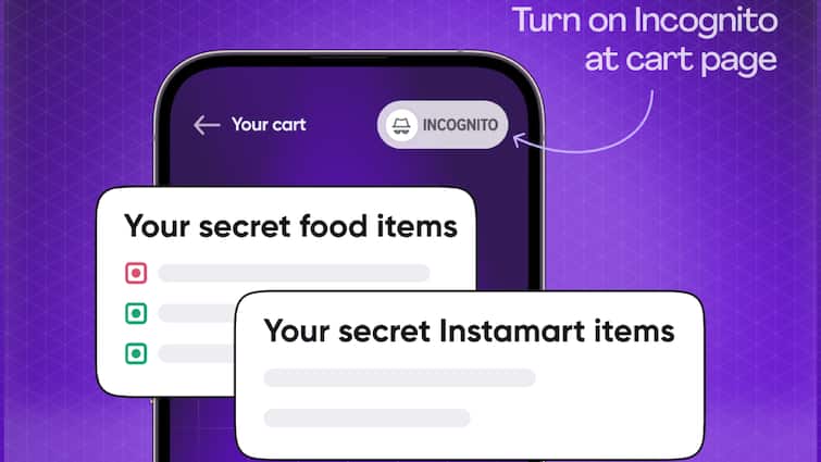 Swiggy Incognito Mode Order Toggle Update Rollout Want To Place Surprise Food Order For Someone? Swiggy's Newly Launched Incognito Mode Can Help