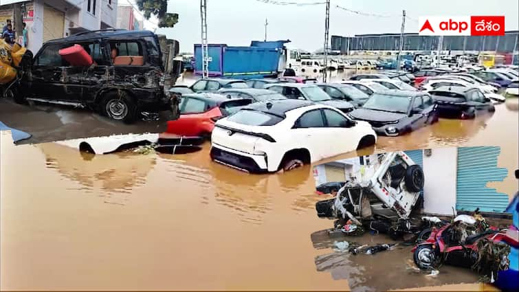 Mechanics say most flooded vehicles are difficult to repair Troubles of Floods : చేతులెత్తేస్తున్న మెకానిక్‌లు - పట్టించుకోని ఇన్సూరెన్స్ కంపెనీలు- వరదల్లో మునిగిన వాహనాలు ఇక స్క్రాపేనా ?