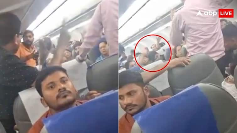 indigo flight ac stopped working passengers fainted due to heat video goes viral on social media इंडिगो की फ्लाइट में अचानक बंद हो गया एसी, गर्मी से बेहोश होने लगे लोग- वीडियो वायरल