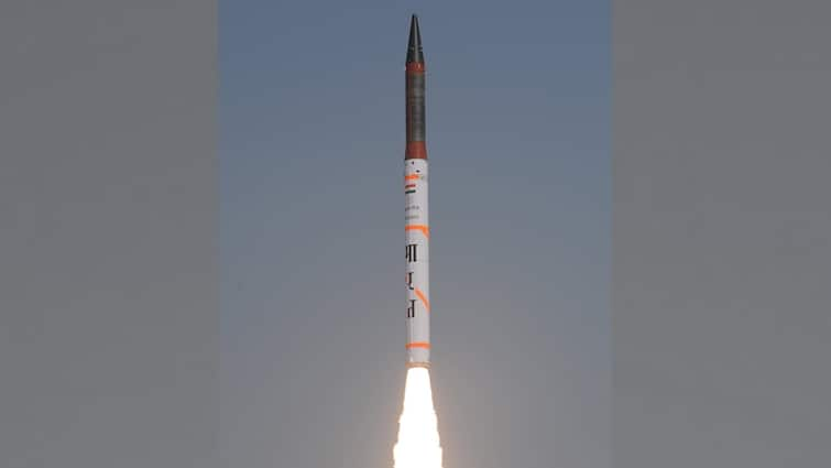 Agni-4 Ballistic Missile Successfully Launched In Odisha Defence Ministry Test Firing Test Launch Chandipur India Successfully Test Fires Agni-4 Ballistic Missile In Odisha's Chandipur