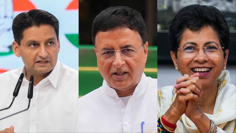 Haryana Assembly Election 2024 Congress MP Deepender Hooda May contest Vidhan Sabha Chunav to counter Kumari Selja Randeep Surjewala Haryana Election 2204: कांग्रेस में फंसा पेच? कुमारी सैलजा-रणदीप सुरजेवाला की काट के लिए दीपेंद्र हुड्डा भी लड़ेंगे चुनाव!