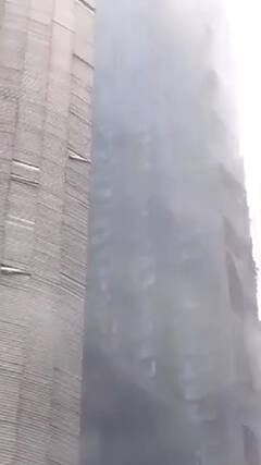 Mumbai Fire News: Lower Parel West के Times Tower में लगी भयंकर आग | #shorts