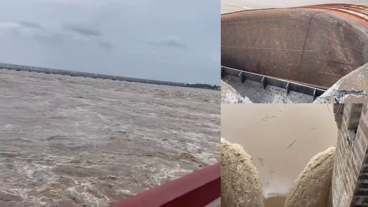 irrigation officials complaint to the police about the collision of boats in prakasam barrage Prakasam Barrage: ప్రకాశం బ్యారేజీని ఢీకొట్టిన బోట్లు - ఇరిగేషన్ అధికారుల అనుమానాలు, కుట్ర కోణంపై పోలీసులకు ఫిర్యాదు