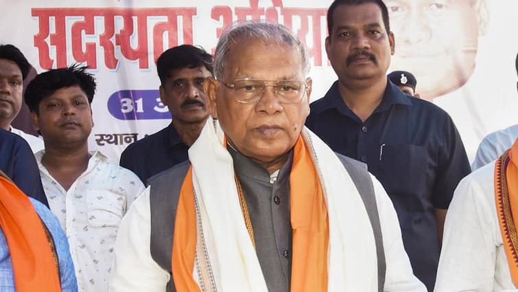 Jitan Ram Manjhi statement on law and order Tejashwi Yadav and Nitish Kumar ann Jitan Ram Manjhi: 'हम लोग महागठबंधन...', सासाराम में बोलते-बोलते जीतन राम मांझी की फिसली जुबान