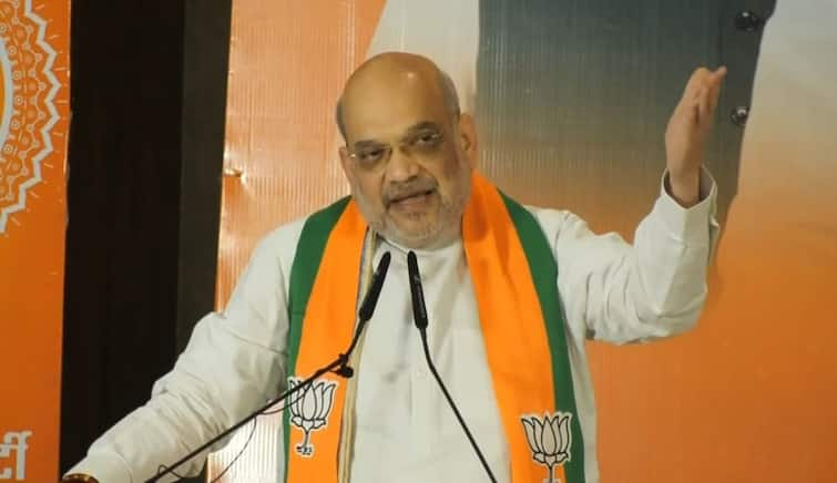 amit shah bjp manifesto sankalp patra jammu kashmir assembly elections જમ્મુ કાશ્મીર ઇલેક્શનઃ ભાજપનો ચૂંટણી ઢંઢેરો જાહેર, મહિલાઓ અને યુવાઓ માટે કરી મોટી જાહેરાત