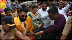 Deepika Padukone Ganesh Chaturthi 2024: సిద్ధి వినాయక ఆలయంలో దీప్ వీర్ జోడీ... డెలివరీకి ముందు గణేశుని ఆశీస్సులు తీసుకున్న దీపిక