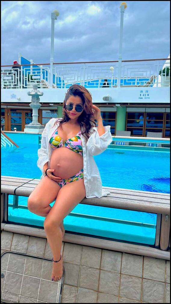 बेबी बंप फ्लॉन्ट कर रुबीना ने शेयर की बिकिनी पिक्स,फैंस बोले फिर से..