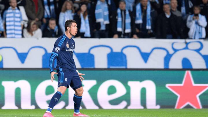 500th goal: Vs Malmo, 2015 (Image Credit: @X/ChampionsLeague)