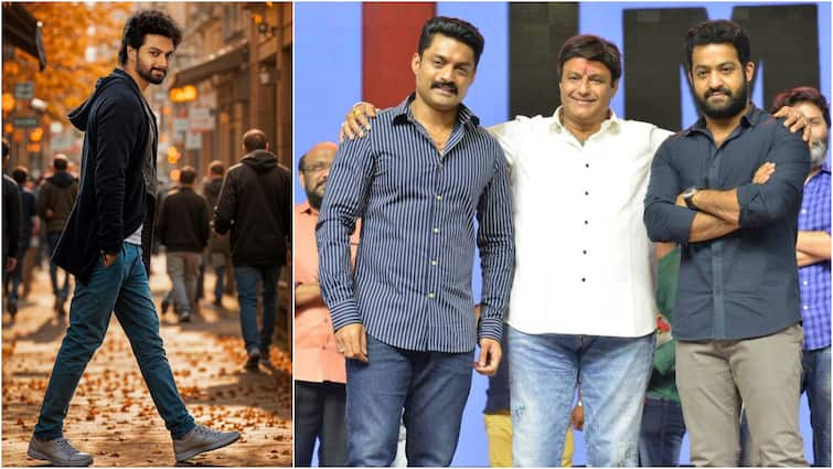 Jr NTR Nandamuri Kalyan Ram welcomes Mokshagna into the tinseltown on his debut Jr NTR On Mokshagna Debut: తమ్ముడికి తారక్ వెల్కమ్... బాబాయ్ బాలకృష్ణతో గొడవలు అంటూ వచ్చే పుకార్లకు చెక్!