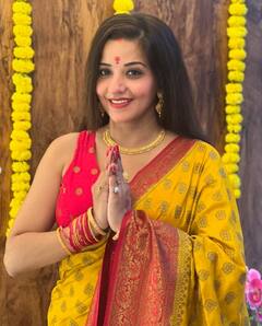 Ganesh Chaturthi 2024: ભોજપૂરી સ્ટાર મોનાલિસાએ ગણેશજીની પૂજા કરી, જુઓ તસવીરો