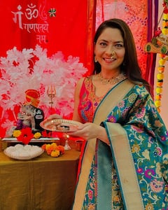 Celebrity Ganeshostav 2024 :  मंगलमूर्ती मोरया! कलाकारांच्या घरी बाप्पा विराजमान