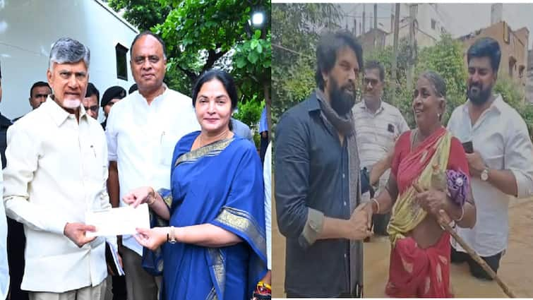 Nellore leaders employee services in Vijayawada floods and leaders donate funds for CMRF Nellore News: విజయవాడ వరద బాధితులకు నెల్లూరోళ్ల చిరు సాయం