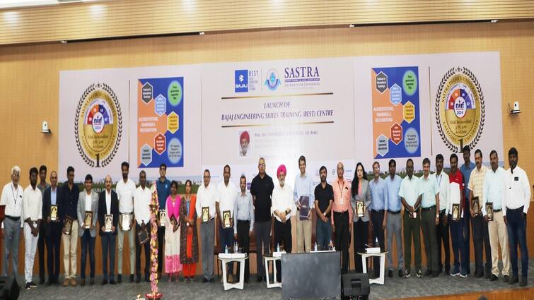 Thanjavur Sastra Online University Bajaj Engineering Skill Training Center Organization - TNN தஞ்சாவூர் சாஸ்த்ரா நிகர்நிலைப் பல்கலைக்கழகத்தில் பஜாஜ் பொறியியல் திறன் பயிற்சி மையம் அமைப்பு