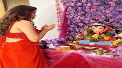 Ganesh Chaturthi 2024: સાઉથ એક્ટ્રેસ ઈશાન્યાએ કરી ગણપતિ બાપ્પાની પૂજા, જુઓ તસવીરો