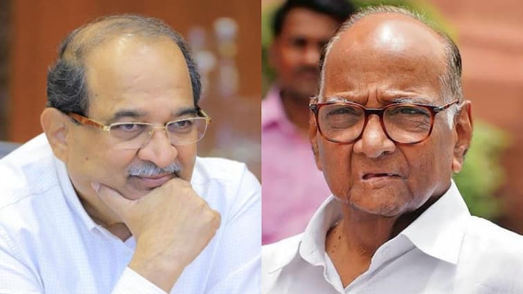 Radhakrishna Vikhe taunts Sharad Pawar now learn by looking at grandson Maharashtra Politics Marathi News 'आता नातवाकडे पाहूनच शिकावं लागतंय, अशी स्थिती', राधाकृष्ण विखेंचा शरद पवारांना टोला