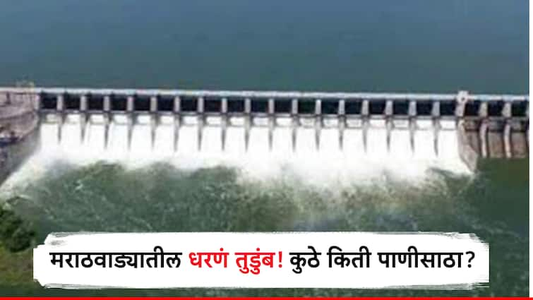 Marathwada Dam water storage Jayakwadi dam 100 percent Vishnupuri Lowe Manar what is a status of other dams Marathwada Dam Water:गणेशपुजनाला जायकवाडी 100%, मराठवाड्यातील विष्णूपुरी, सिद्धेश्वरसह उर्वरित धरणांची काय स्थिती?