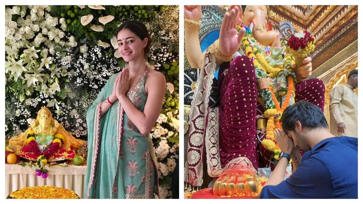 As Ganesh Chaturthi 2024 kicks off, several celebrities have taken to social media to share glimpses of their celebrations.