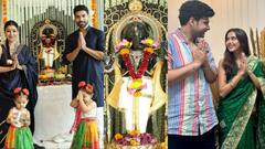 बॉयफ्रेंड करण कुंद्रा संग बप्पा को घर लाईं तेजस्वी प्रकाश, बेटियों संग गणपति की भक्ति में लीन दिखे गुरमीत-देबिना