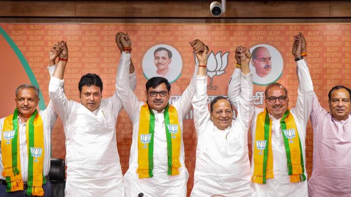 Several BJP and JJP leaders quit their respective parties and switched sides ahead of the Haryana Assembly elections. Some of them are set to join Congress.