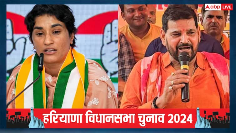 Brij Bhushan Sharan Singh Reaction Emotional On Vinesh Phogat Bajrang Punia Rahul Gandhi bhupinder singh hooda Jat बृजभूषण शरण सिंह करेंगे विनेश फोगाट के खिलाफ चुनाव प्रचार, भावुक होकर बोले- 'मुझे कोई...'