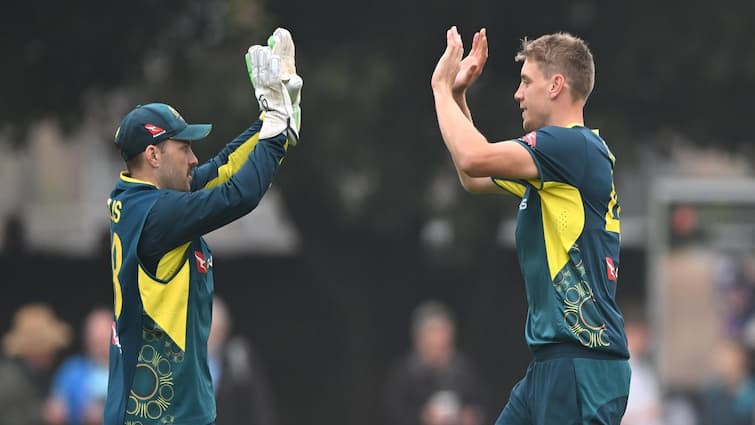 AUS V SCO Australia Complete Series Whitewash After Thumping Victory In 3rd T20I match highlights travis head munsey stoinis abbott zampa inglis green AUS V SCO: Australia Complete Series Whitewash After Thumping Victory In 3rd T20I