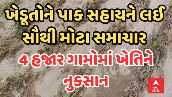 Big Breaking News | ગુજરાતના ખેડૂતોને પાક સહાયને લઈ અત્યાર સુધીના સૌથી મોટા સમાચાર | ABP Asmita