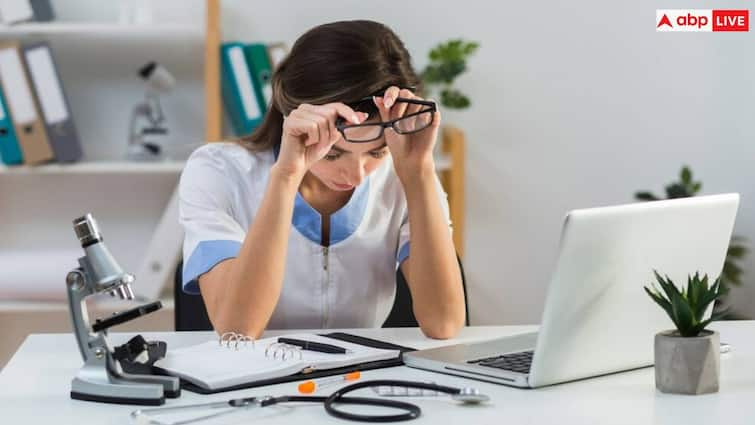 If you work on a laptop for hours, definitely do this exercise to eliminate eye strain.