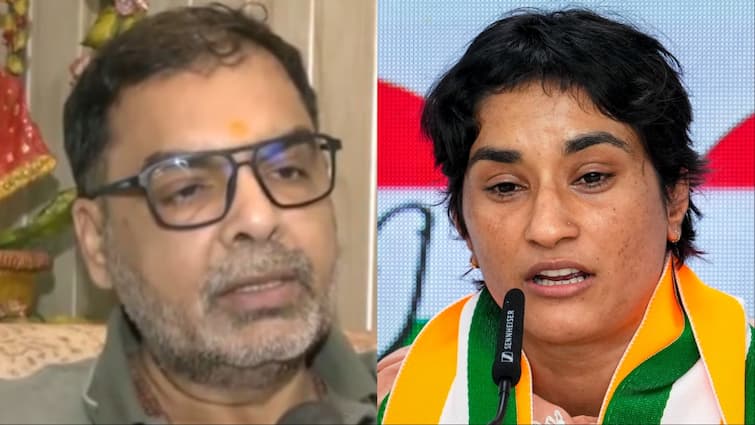 WFI President Sanjay Singh Reaction on vinesh phogat joining congress Pm Narendra Modi brij bhushan sharan singh 'PM मोदी की तारीफ के बाद बृजभूषण शरण सिंह...', विनेश फोगाट के कांग्रेस में जाने पर WFI अध्यक्ष संजय सिंह बड़ा बयान