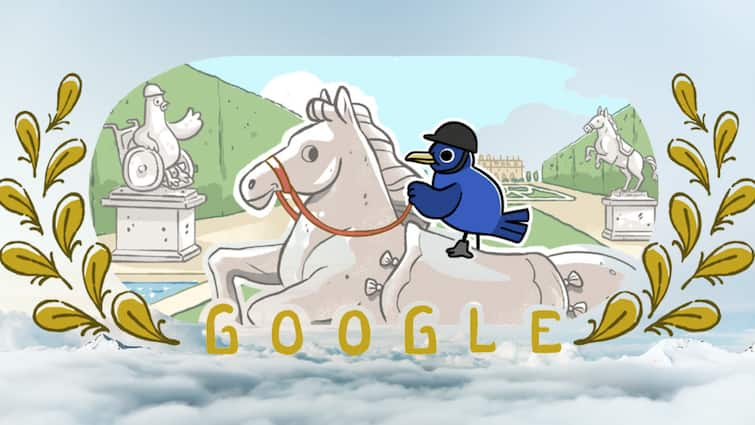 Google Doodle Today September 7 Paris Paralympics 2024 Celebrates Para Equestrian Events Summer Games Origin History Paris Paralympics 2024: Google Doodle Celebrates Para Equestrian Events With A Fun Doodle