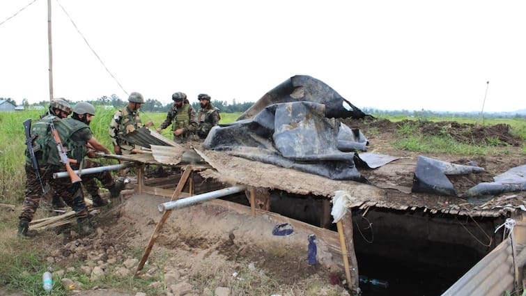 Manipur Anti Drone Systems Deployed bunkers destroyed Chopper On Patrol Fresh Violence Jirbham Manipur: Anti-Drone Systems Deployed, Chopper On Patrol As 5 Killed In Fresh Violence In Jirbham